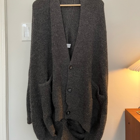 Belgium designer alpaca cardigan Christian wijnants - Picture 1 of 9